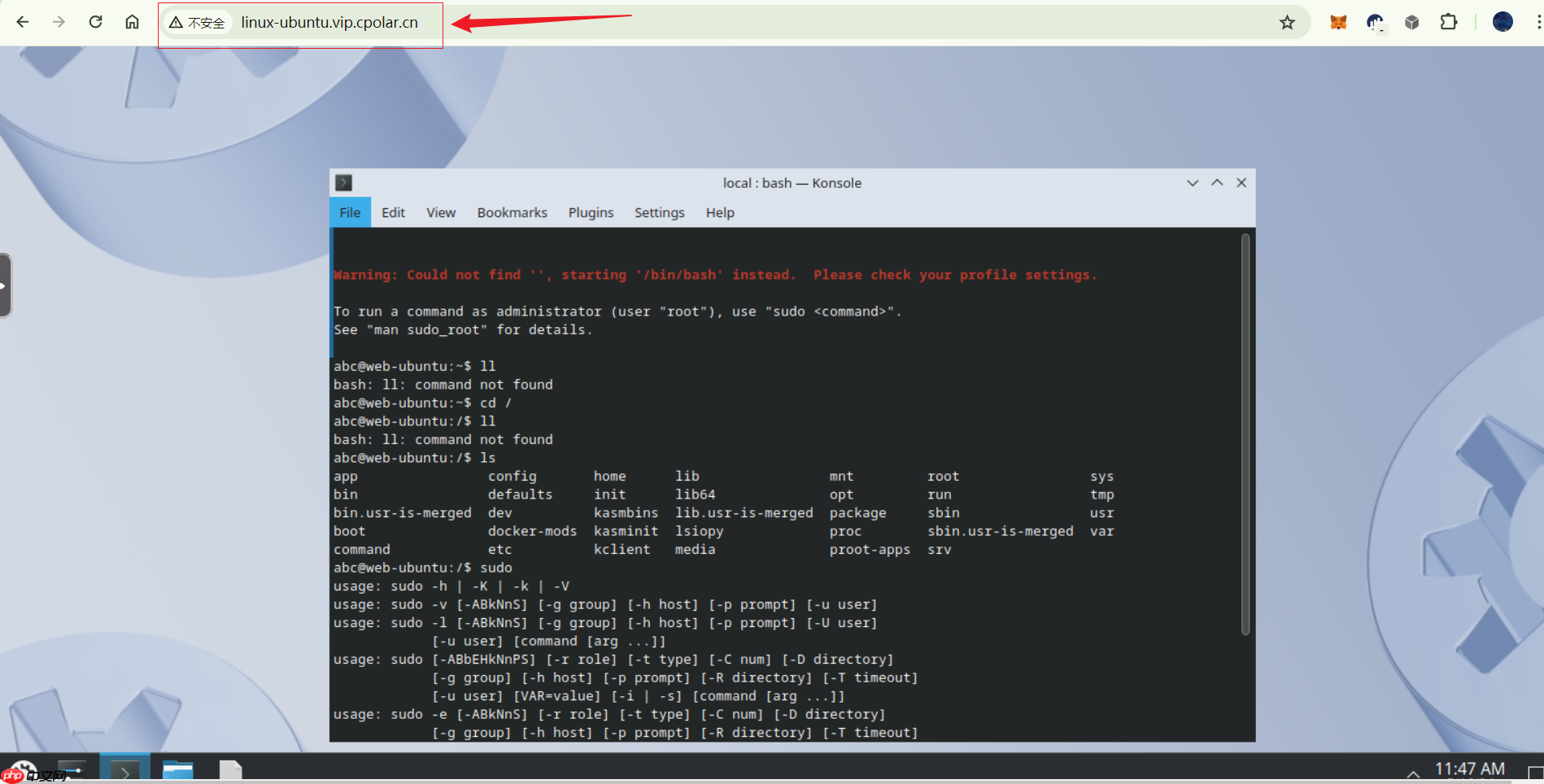 群晖部署docker-webtop实现远程使用浏览器访问Linux图形化界面