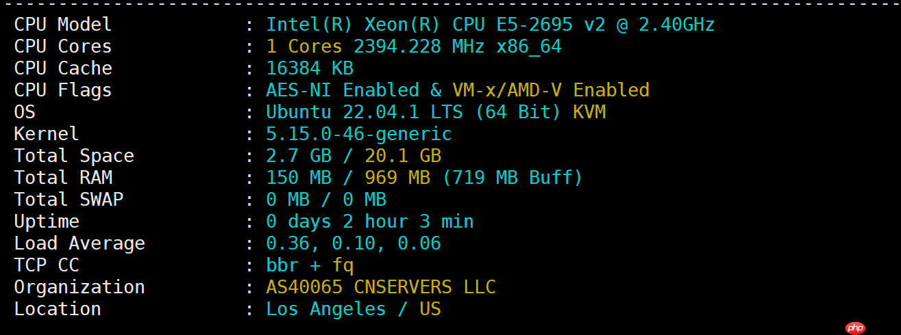 Linux 服务器一键测试、测速脚本 SuperBench