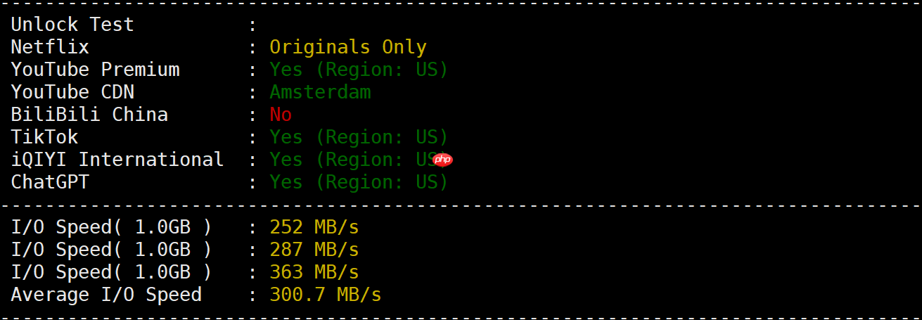 Linux 服务器一键测试、测速脚本 SuperBench