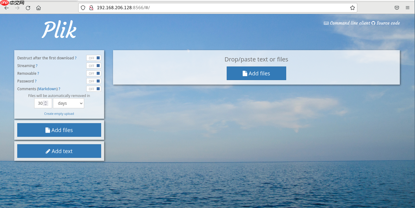 如何在Linux通过docker搭建Plik文件系统并实现无公网IP管理内网文件