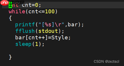 【Linux】实现进度条小程序