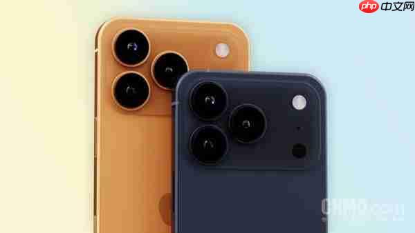 苹果iPhone 17 Pro系列最新渲染图曝光：橙色出必买？