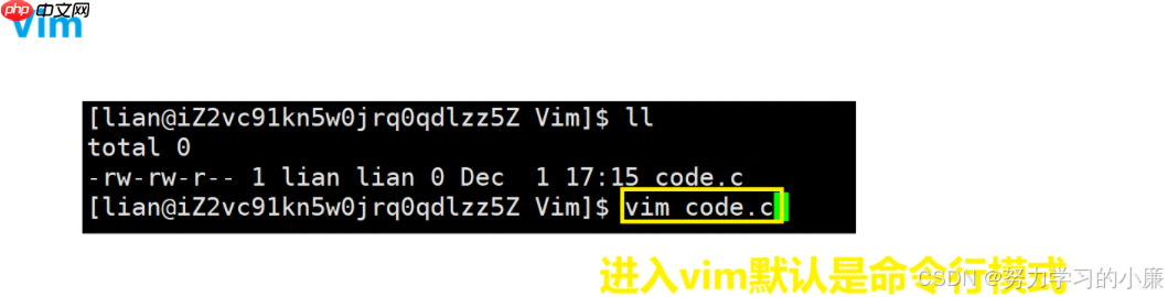 深入了解Linux —— 学会使用vim编辑器