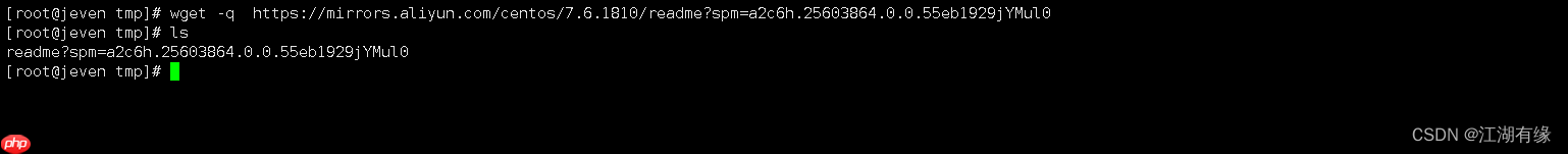 Linux系统之wget命令的基本使用
