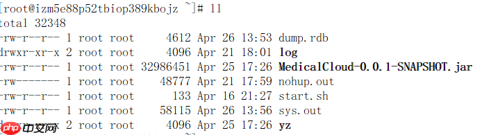 linux中对.jar文件的配置文件进行修改