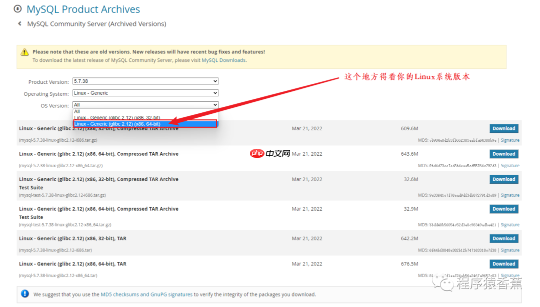 Linux安装mysql-5.7.38