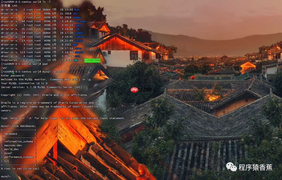 Linux安装mysql-5.7.38