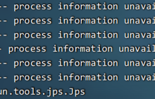 Linux中jps显示process information unavailable