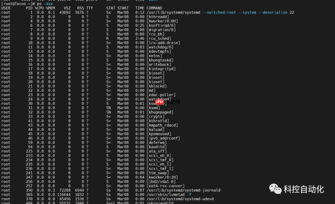 [Linux] 学习笔记1-查看进程的命令(ps/top/pstree/pgrep)