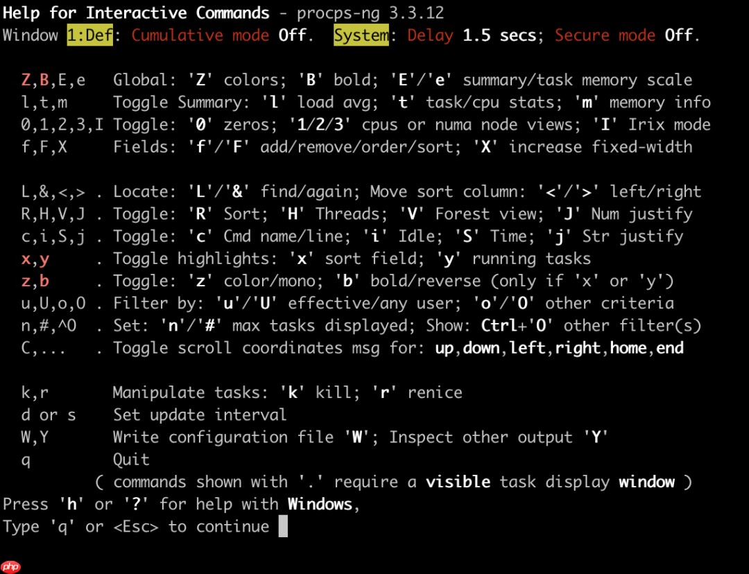 Linux性能分析：top命令使用