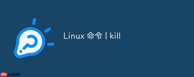 linux 命令 | kill