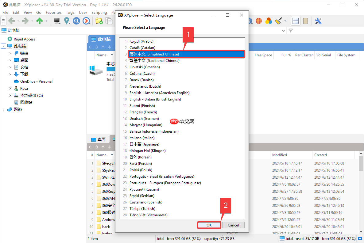 XYPlorer如何设置中文 | XYPlorer设置中文界面教程
