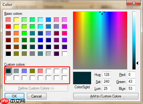 SecureCRT背景配色