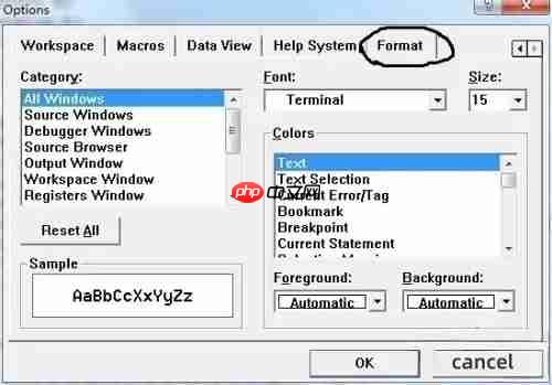 vc++6.0怎么调整字体？vc++6.0调整字体的方法