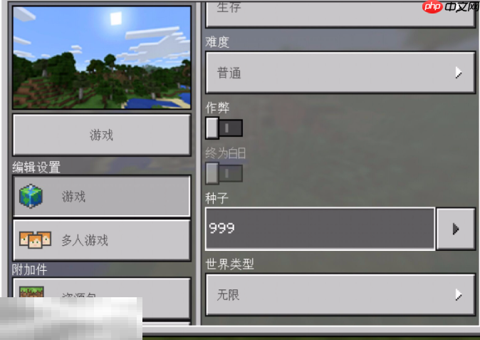 我的世界种子指令要怎么用 种子指令输入位置介绍