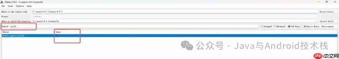 Windows 下使用 CMake + Visual Studio 2022 编译 OpenCV 4.8.1 及其扩展模块