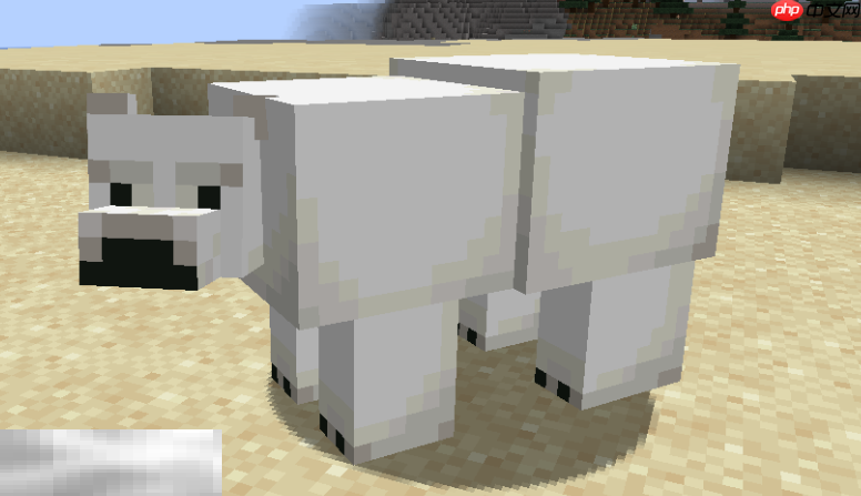 我的世界北极熊可以骑吗 北极熊互动技巧分享