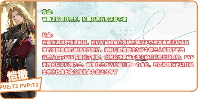 龙族卡塞尔之门角色强度解析