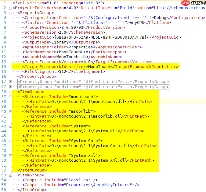 让 vs 编译 monotouch 项目源文件不再出错