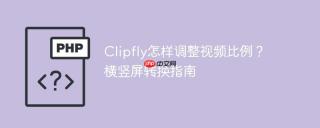 Clipfly怎样调整视频比例？横竖屏转换指南