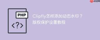 Clipfly怎样添加动态水印？版权保护设置教程