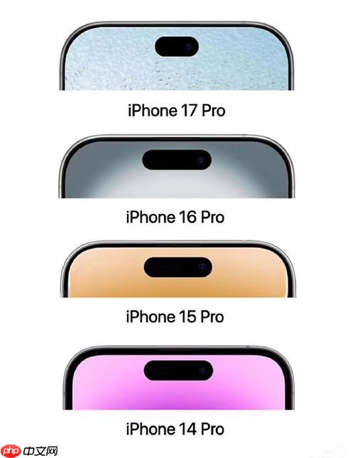 iphone 17pro和iphone 16pro尺寸对比 iphone17pro和iphone16pro拍照