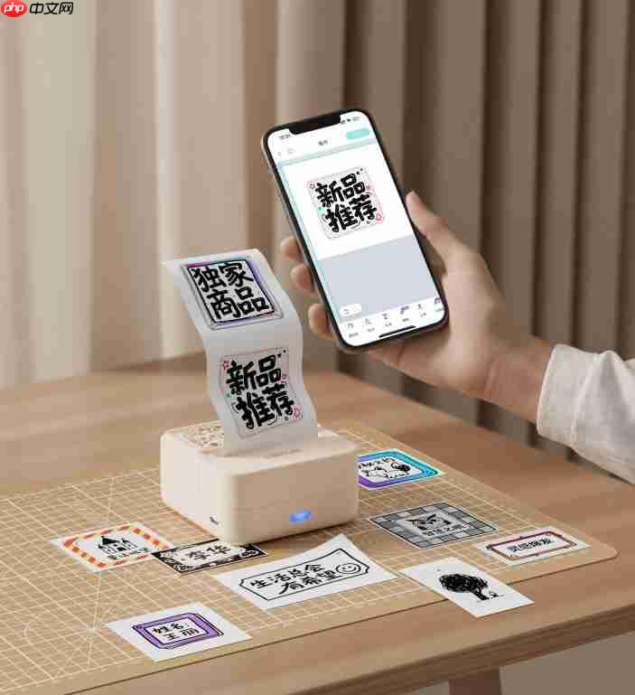 有了乐立克AI标签机,分类变表达,收纳成创作