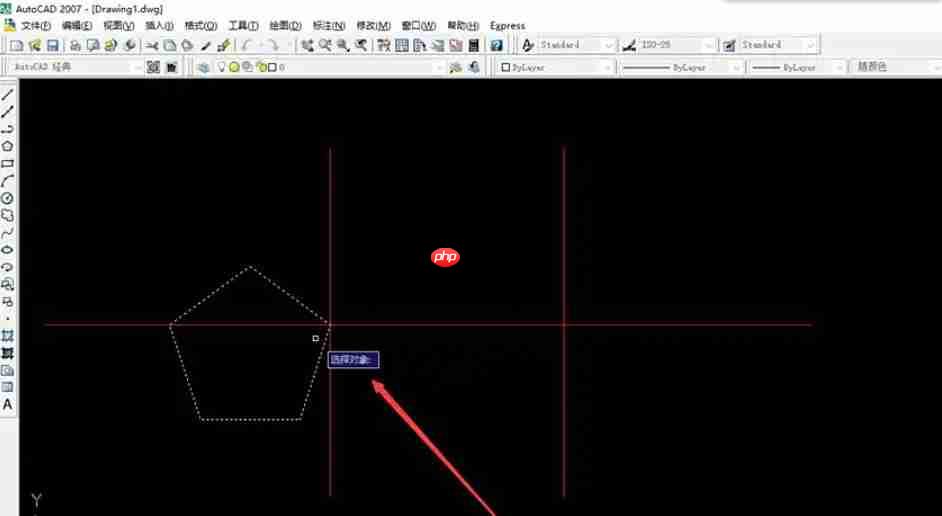 AutoCAD2007怎么拉伸图形-AutoCAD2007拉伸图形的方法