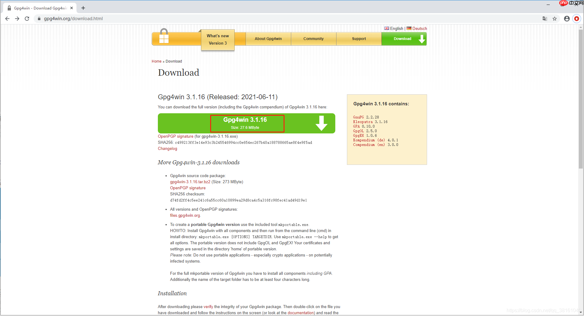通过GPG非对称加密工具验证ECharts发布版本实例演示,win10下Gnu Privacy Guard工具的安装和使用方法