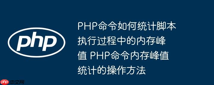 PHP命令如何统计脚本执行过程中的内存峰值 PHP命令内存峰值统计的操作方法