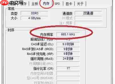 cpu-z 怎么看内存?cpu-z 看内存的方法
