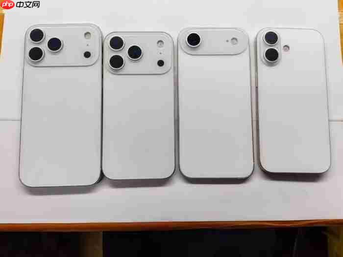 iPhone 17系列屏幕规格曝光:标准版升级至6.27英寸,全系支持高刷