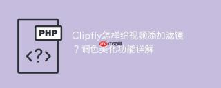 Clipfly怎样给视频添加滤镜？调色美化功能详解