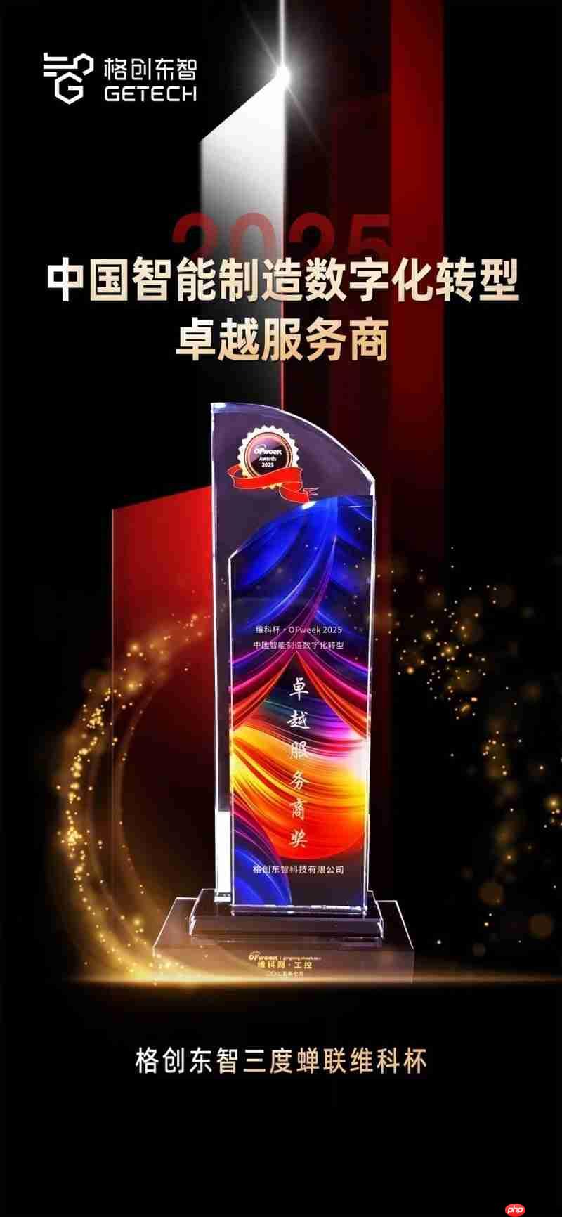 格创东智三度蝉联维科杯！2025再获“中国智能制造数字化转型卓越服务商”