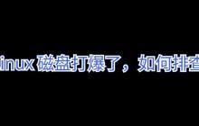 Linux 磁盘打爆了，如何排查?