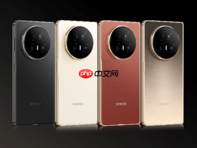 满血旗舰折叠屏荣耀Magic V5发布，售价8999元起