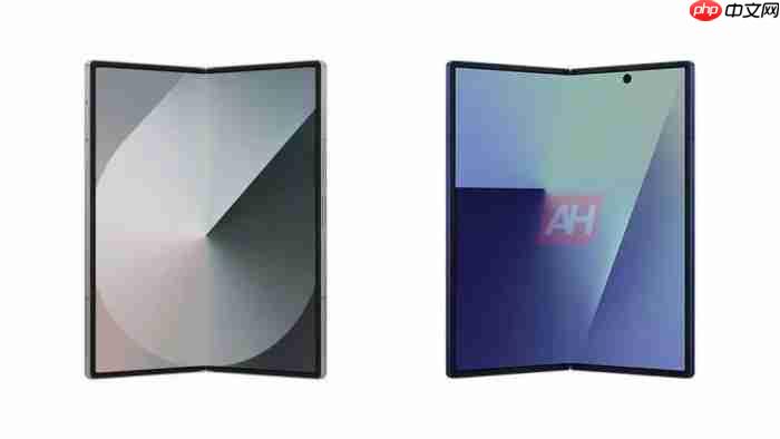 三星Galaxy Z Fold7渲染图曝光：取消屏下摄像头，主打轻薄设计