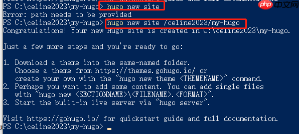 Hugo在windows安装教程