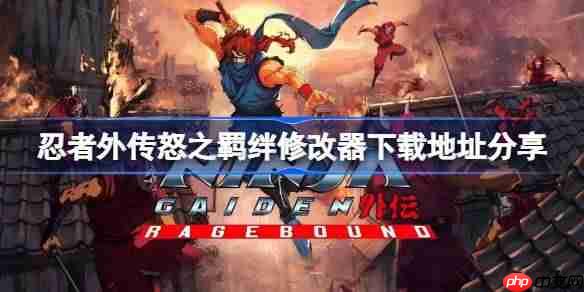 忍者外传怒之羁绊一修大师修改器下载地址在哪-忍者外传怒之羁绊修改器下载地址分享