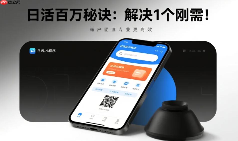 工具小程序日活百万秘诀:解决1个刚需!
