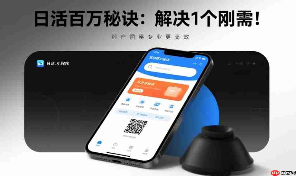 工具小程序日活百万秘诀:解决1个刚需!