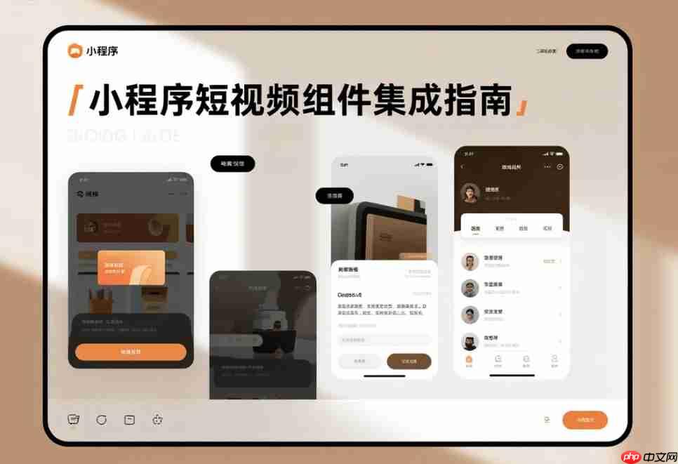 视频带货:小程序短视频组件集成指南!