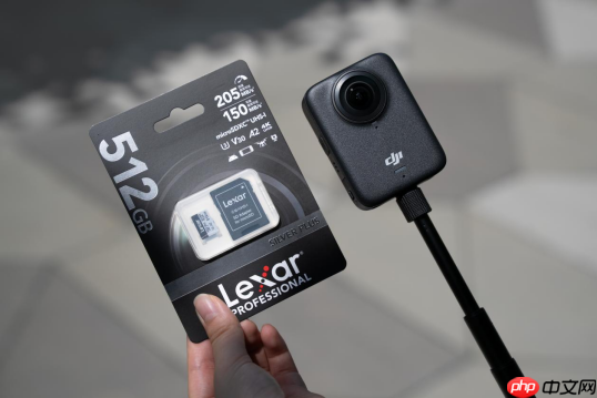 雷克沙SILVER PLUS micro SD:解锁大疆Osmo 360 全性能的存储密钥