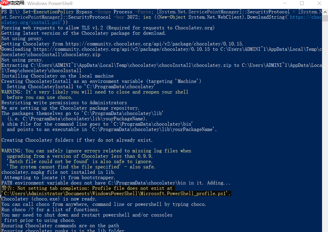 在windows上通过choco安装superbenchmarker进行压测