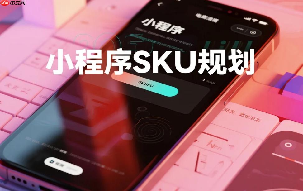 小程序SKU规划,影响转化和利润!