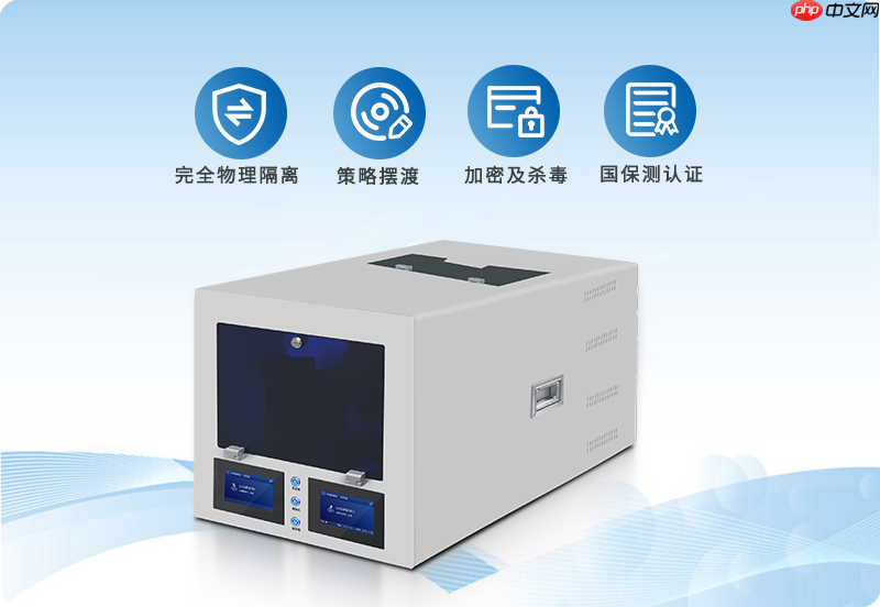 安全、高效——信刻光盘安全隔离与文件单向导入/导出系统
