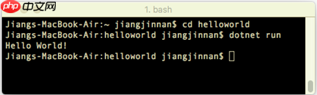[ASP.NET Core 3框架揭秘] 跨平台开发体验: Mac OS