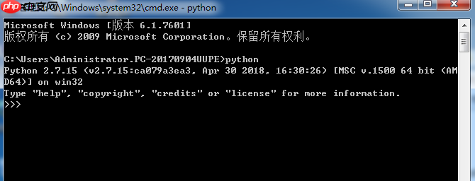 Windows中安装Python2.7
                                                                            原