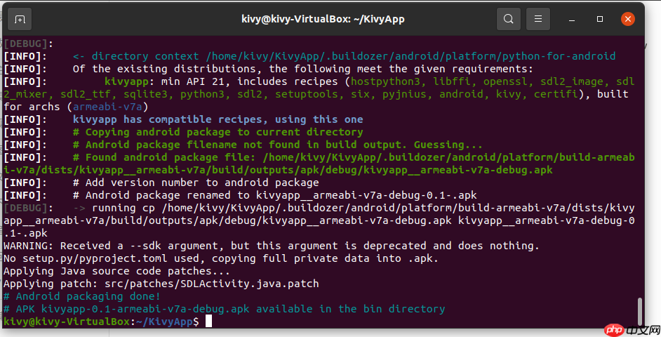 使用 Python + Kivy 编写和打包安卓APP