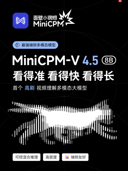 多模态新旗舰MiniCPM-V 4.5：8B 性能超越 72B，高刷视频理解又准又快